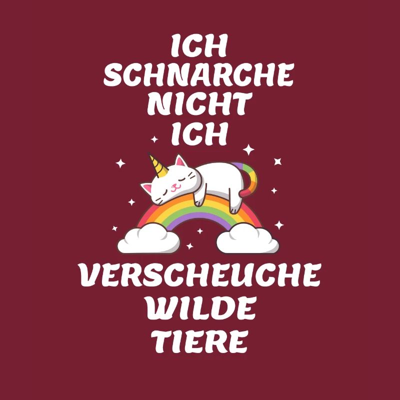 Ich Schnarche Nicht Verscheuche Wilde Tiere Schlaf