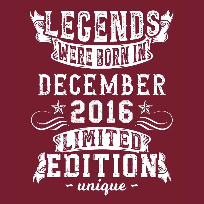 Anniversaire Décembre 2016 année Edition Limitée