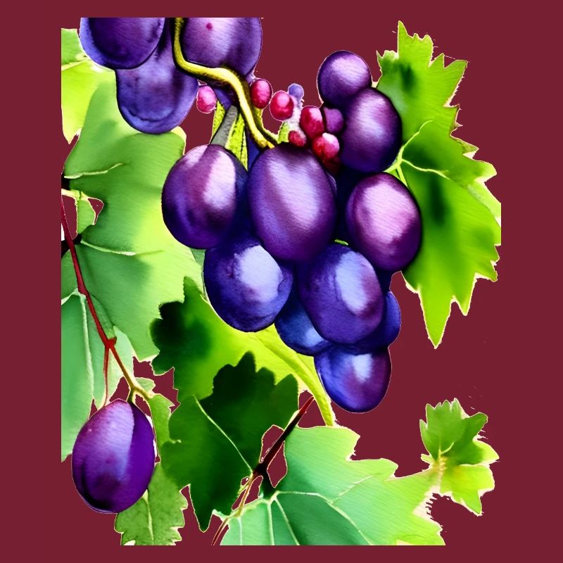 Trauben an einem Weinstock