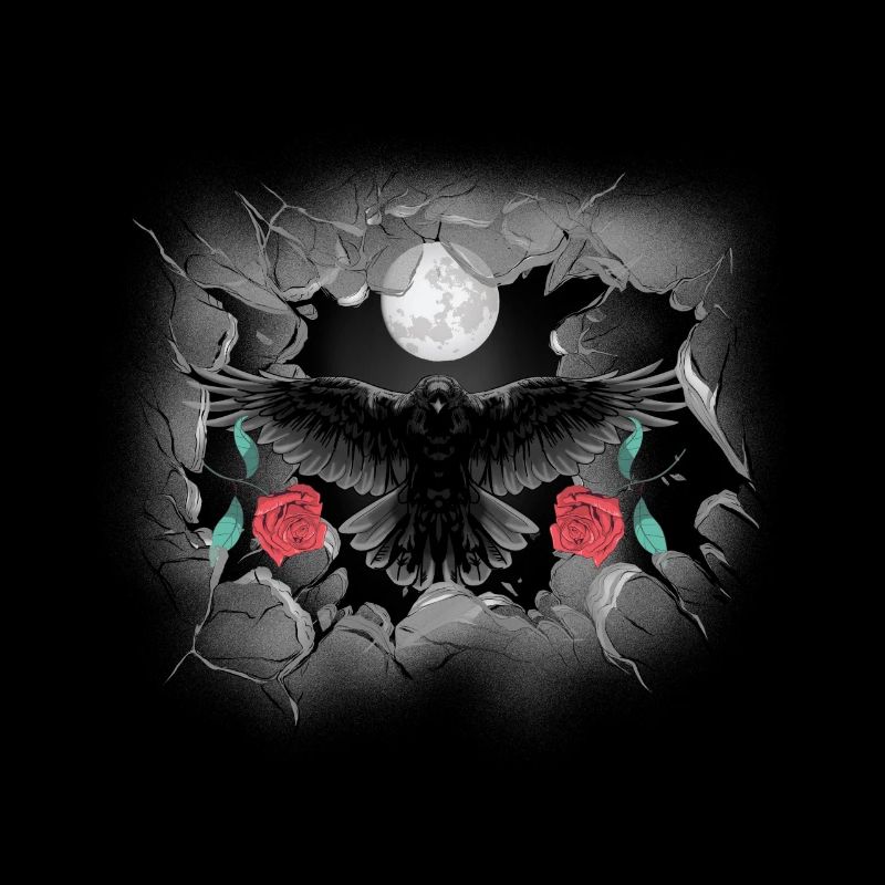 Halloween raven crow ravens crows mystical