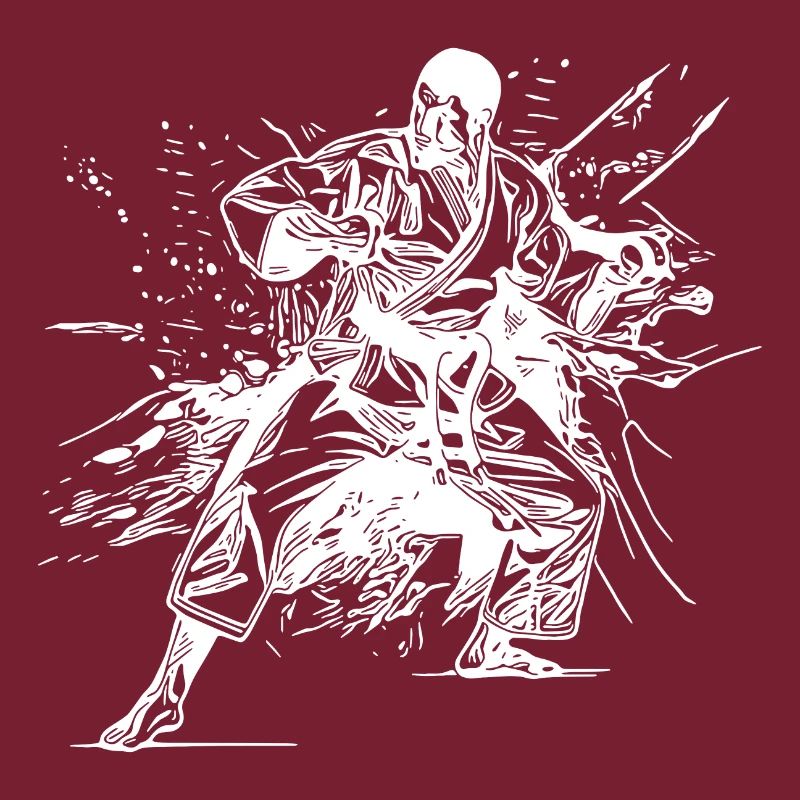 Tattoo Karate Style Sparring Partner Fighting Technique