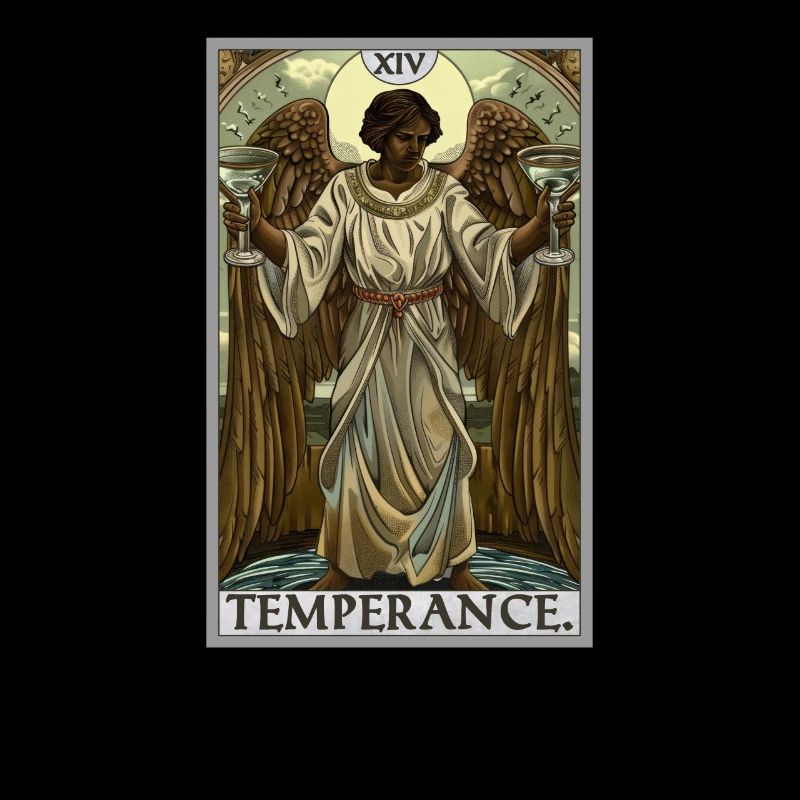Tarot Card Tarot Card Temperance Temperance