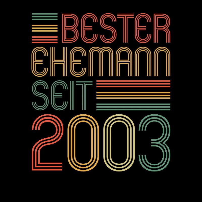 20. Hochzeitstag Bester Ehemann seit 2003