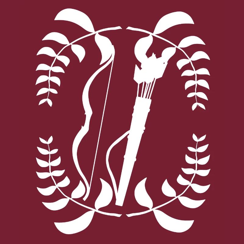 Lorbeerkranz Bogen schießen Reiterbogen