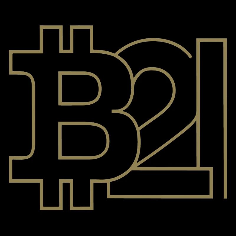 Bitcoin Silhouette Taschenformat
