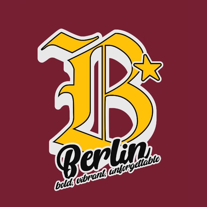 BERLIN City Letter Design – Bold, Vibrant, Unforge