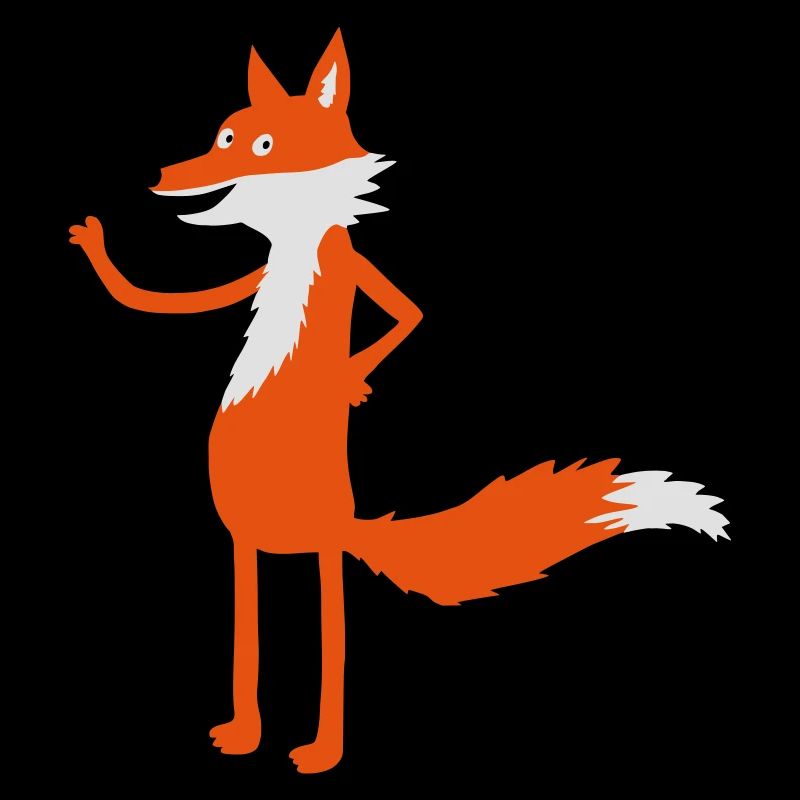 Fuchs steht