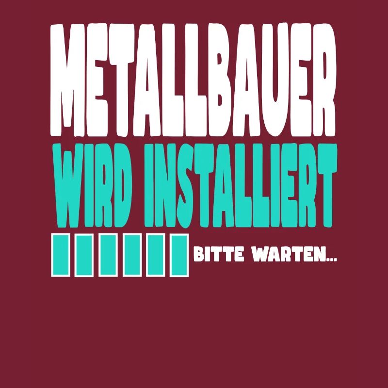 Metallbauer wird installiert