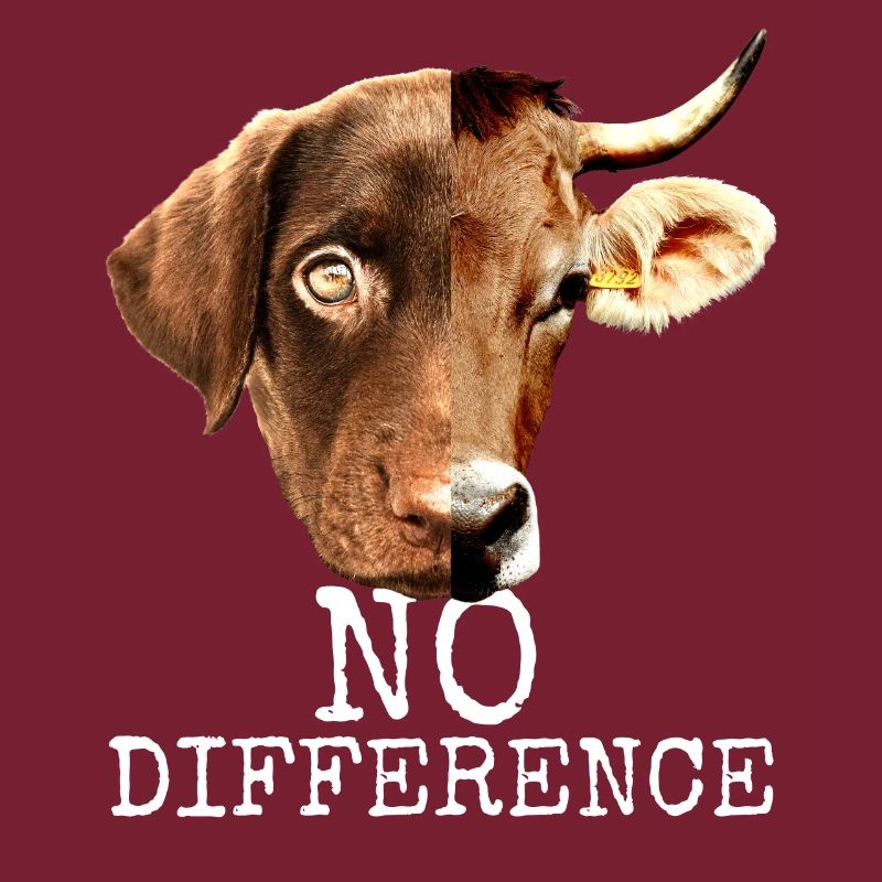 No Difference Pro Vegan Vegetarier Tierschutz