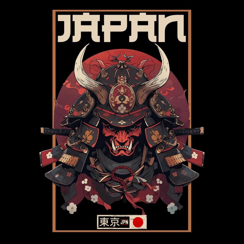 Asia 80s Japanese Retro Samurai Samurai