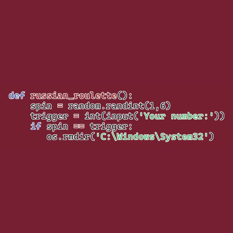 Roulette russe Python
