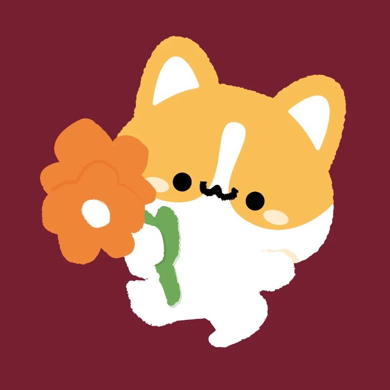 Romantischer Corgi