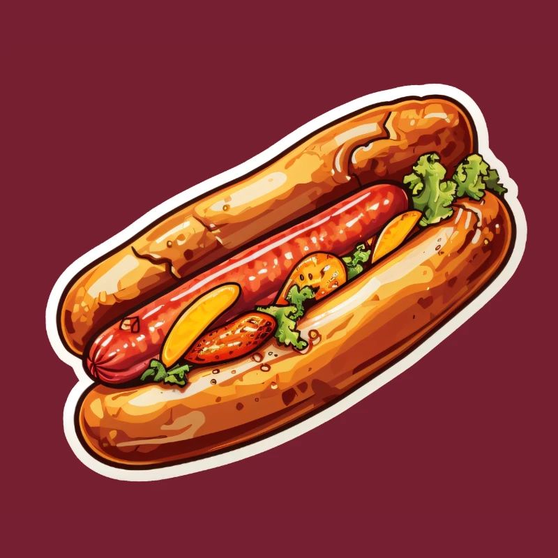 Bratwurst en chignon