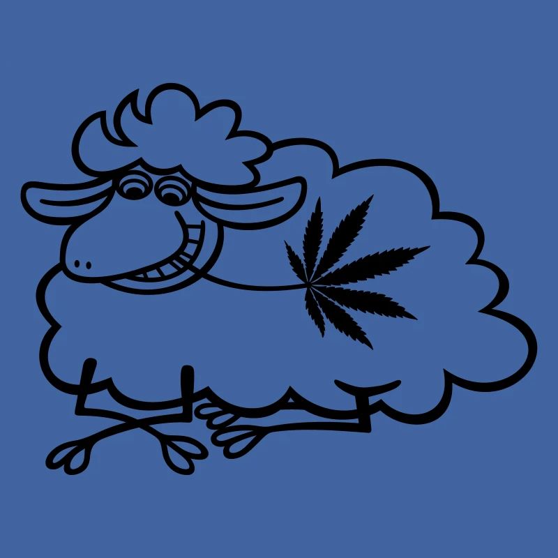 Schaf Hanf liegend