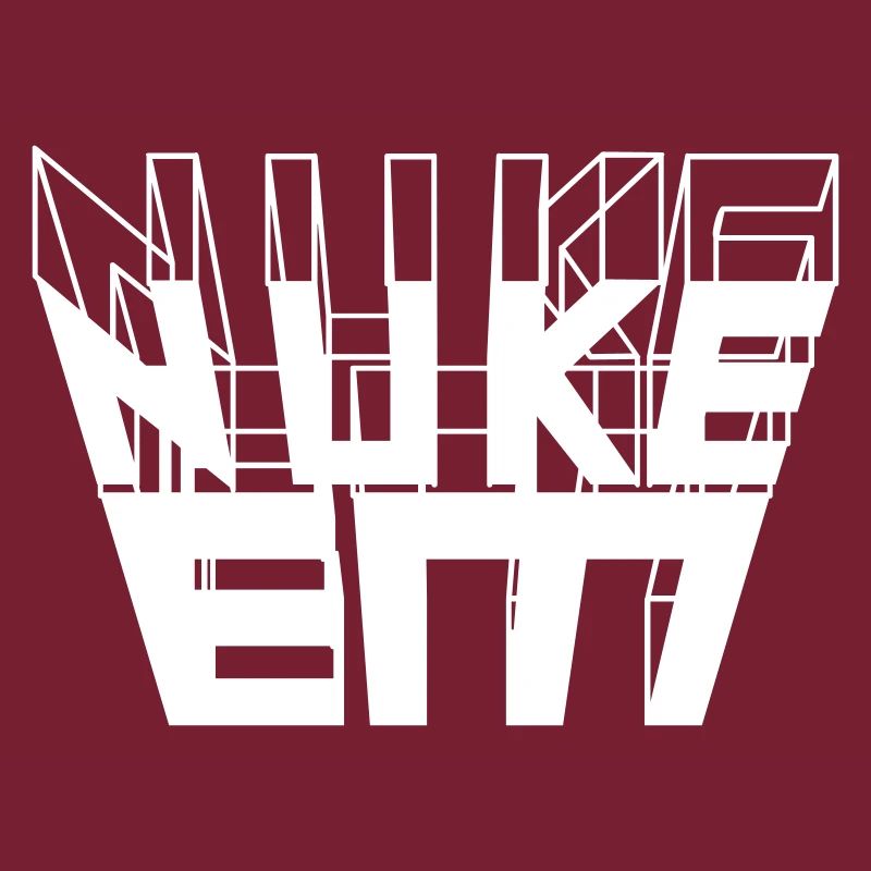 Nuke Em 3D text