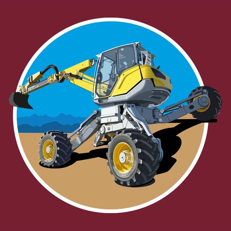 He digs where other excavators never get