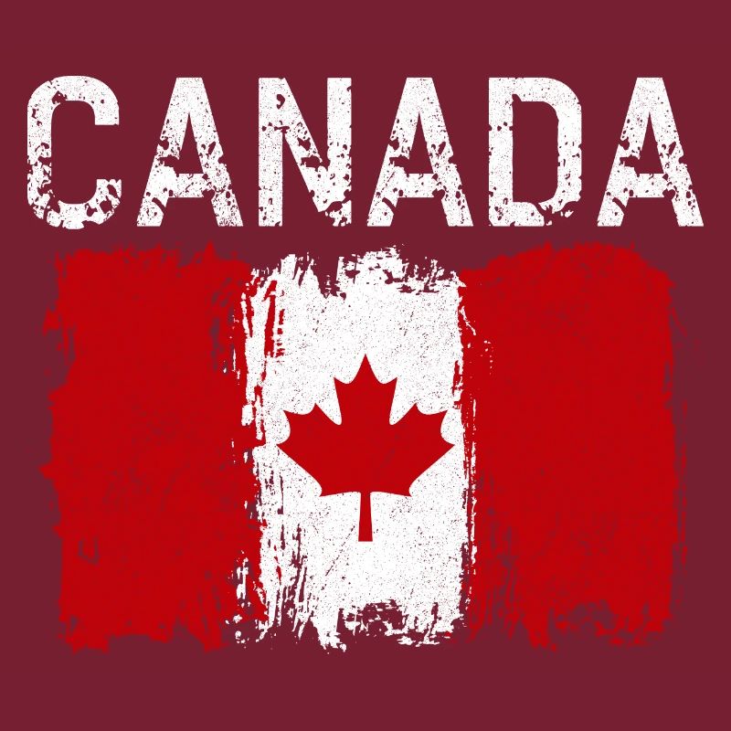 Distressed Canada Flag Print