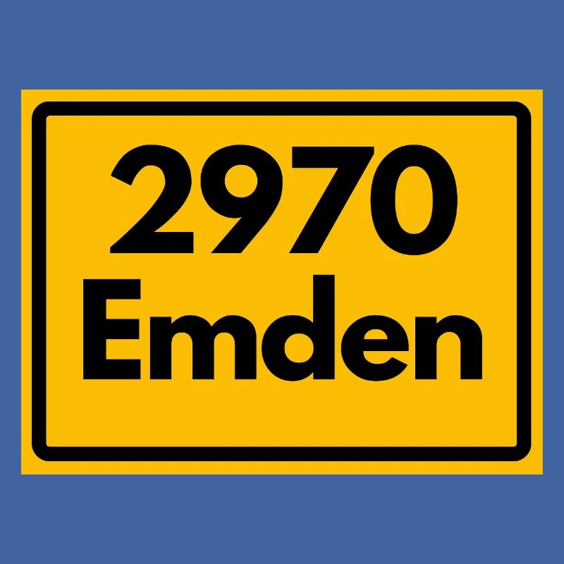 OLD POSTCODE ZIP CODE RETRO ⚓ 2970 Emden Moin moin