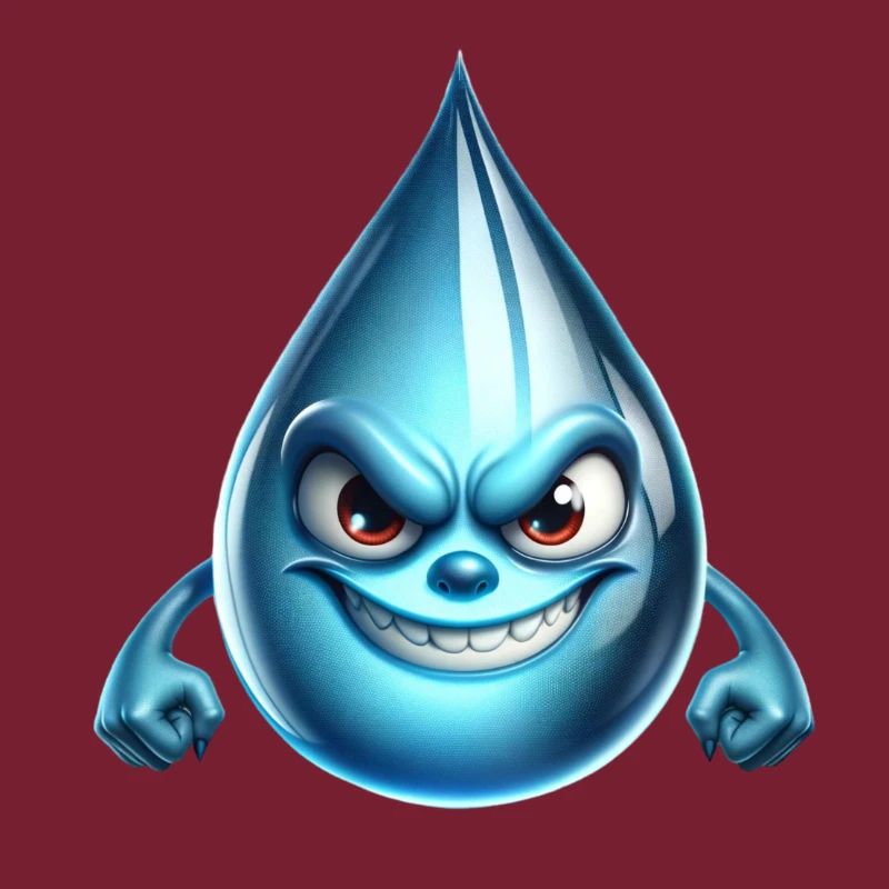 Böser Wassertropfen