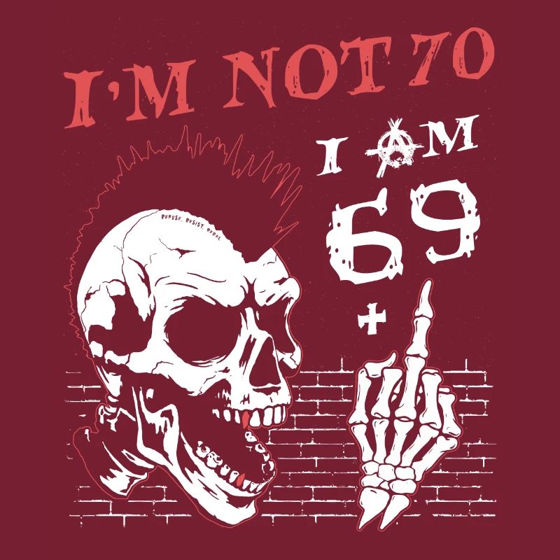 Ich bin 69 plus Mittelfinger - 70. Geburtstag