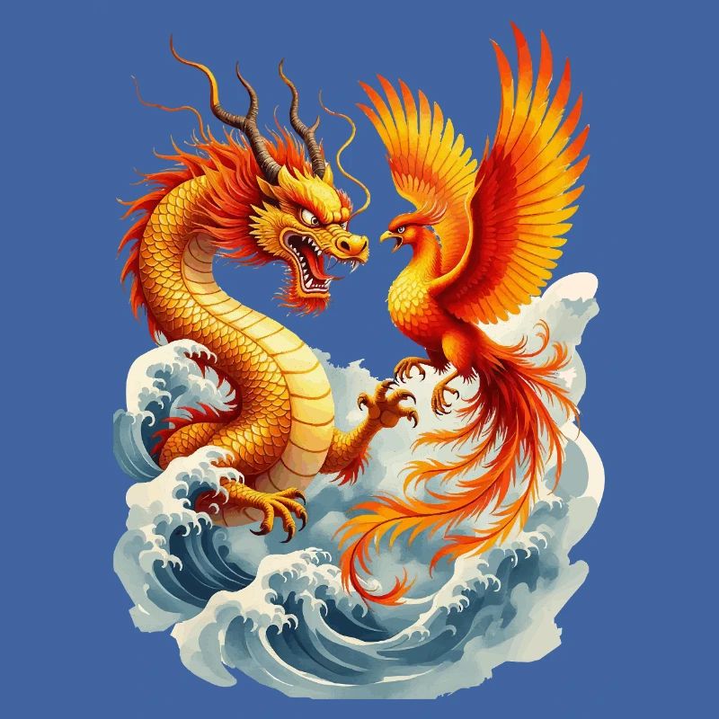 Vektor "Drache" und "Phönix"