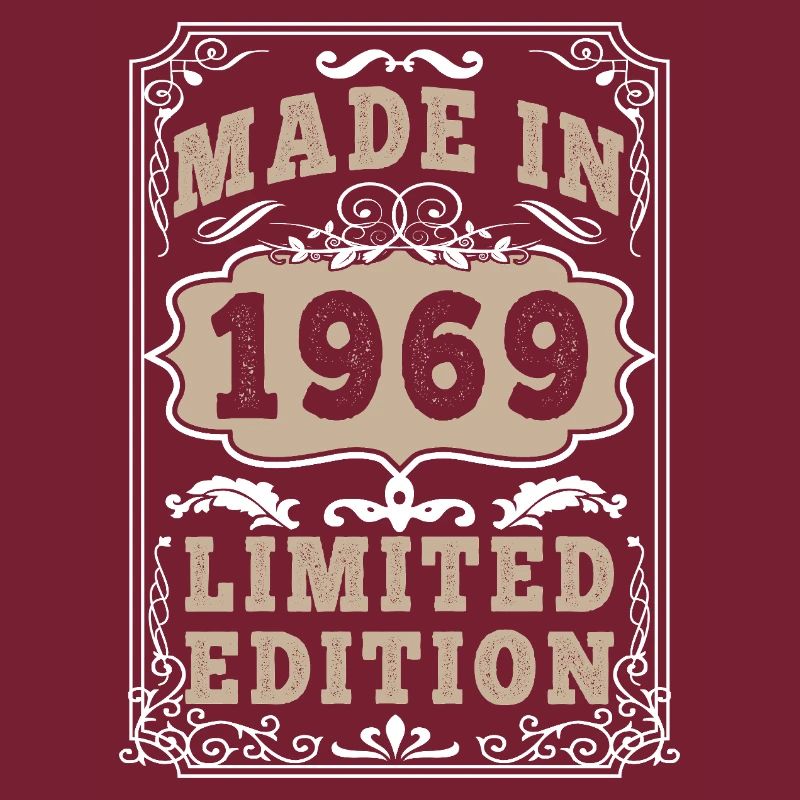 Original 1969 Vintage Vintage Retro Geburtstag