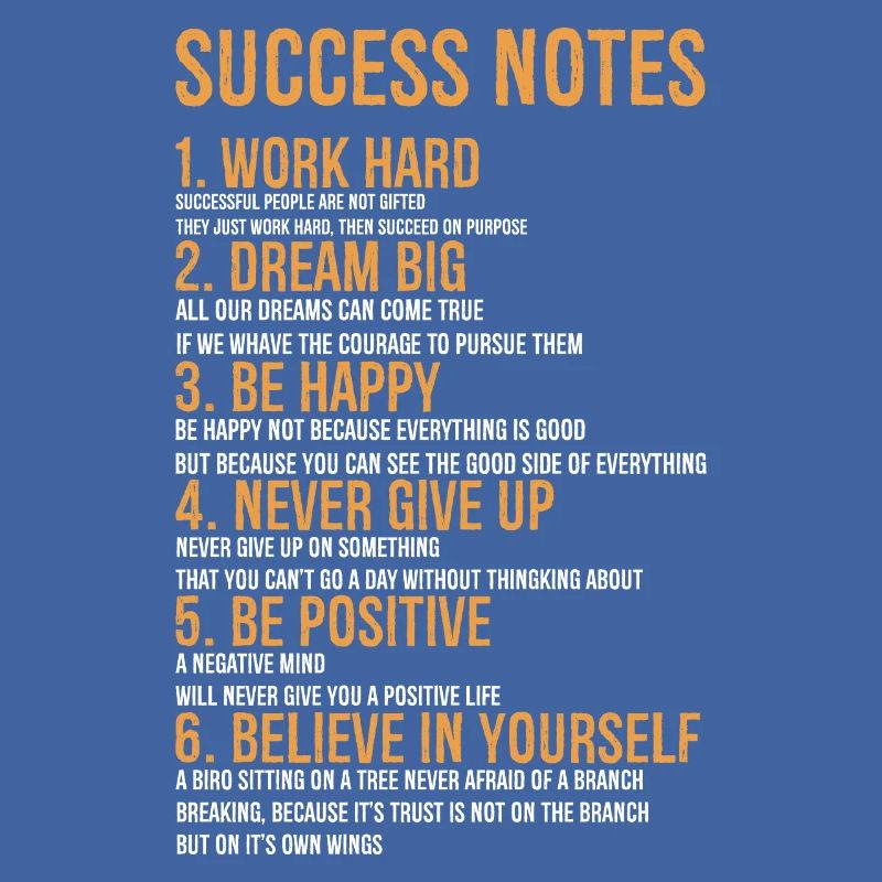 success notes
