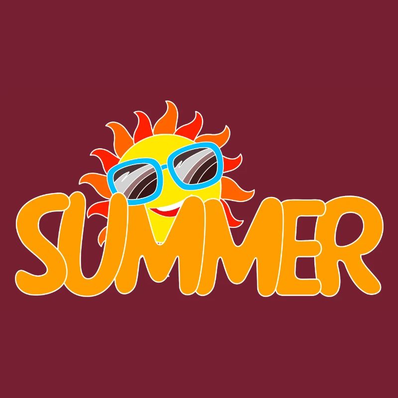 Sommer Sonne mit Cooler Brille