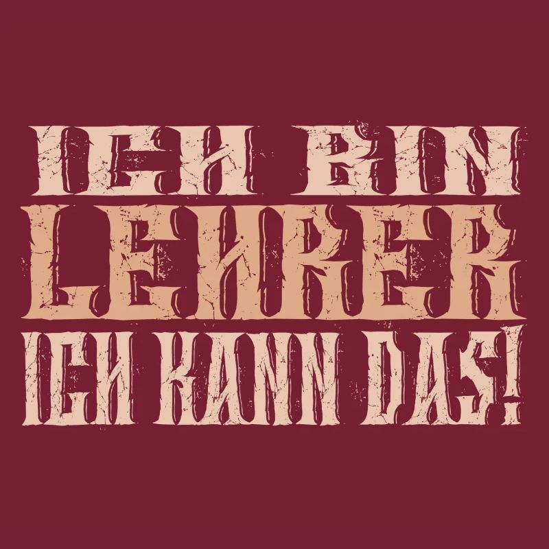 Ich bin Lehrer