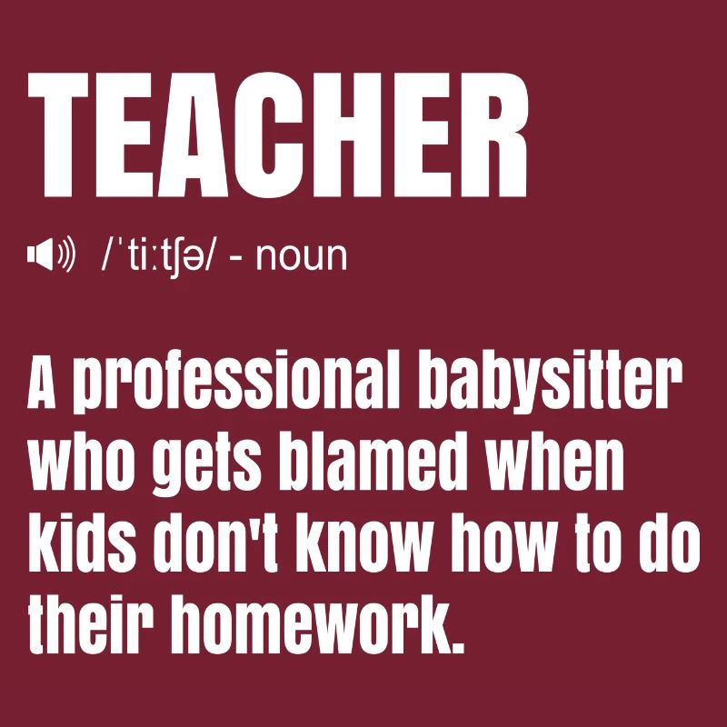 Fun design for teachers