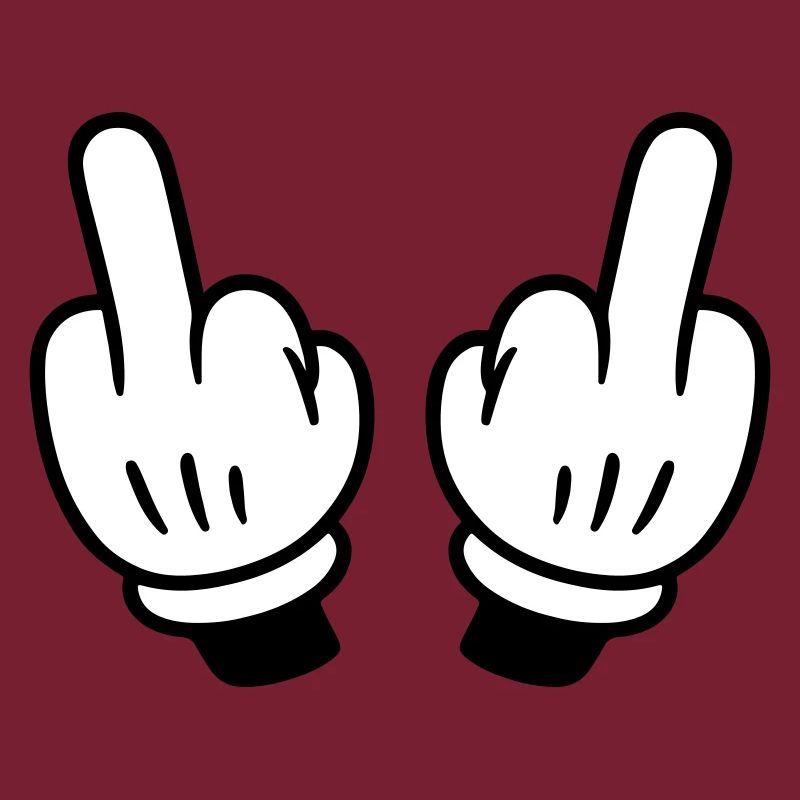 Middle Finger Hand Comic