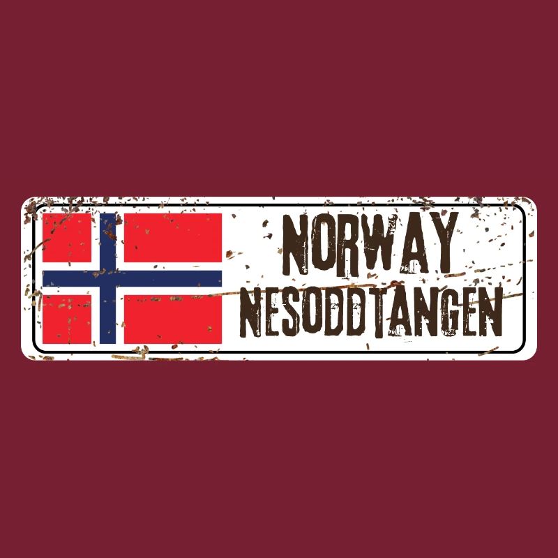 Nesoddtangen Drapeau de la Norvège