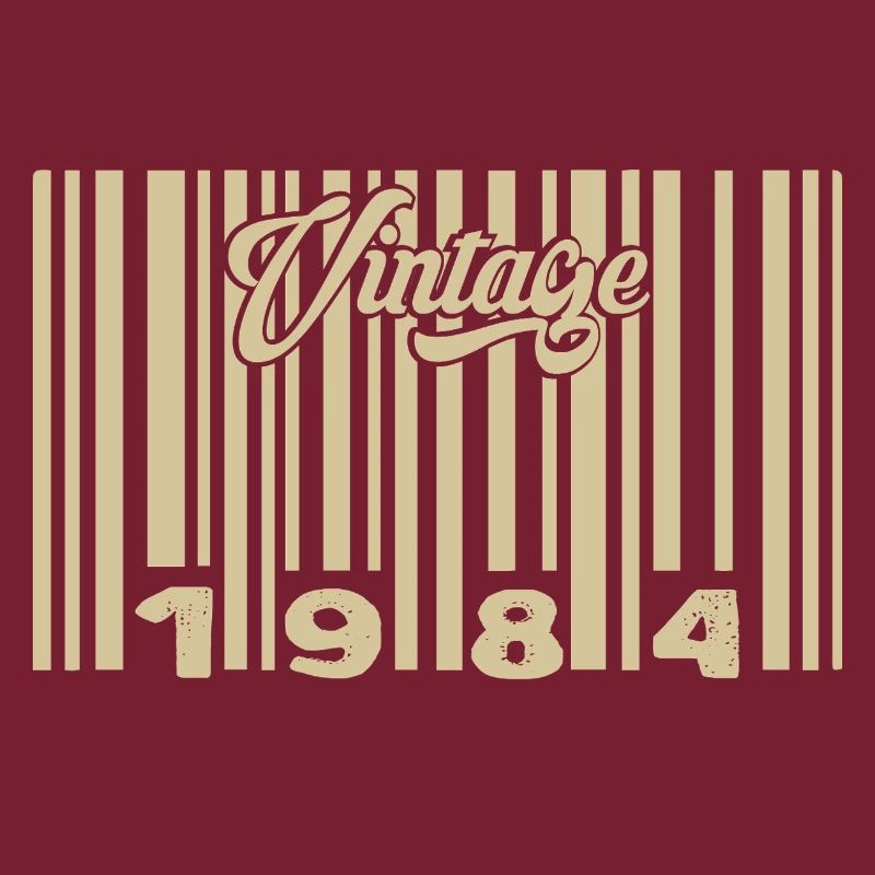Vintage 1984 Barcode 1984: Year 2025.