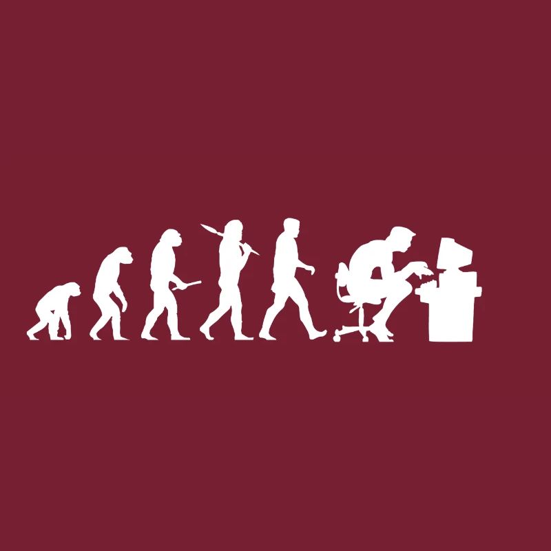 Evolution Computer Nerd! Nerd PC! IT! Technique!