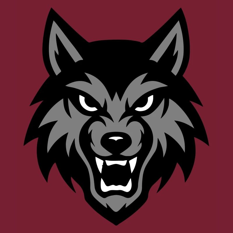 Wolf Kopf Tier