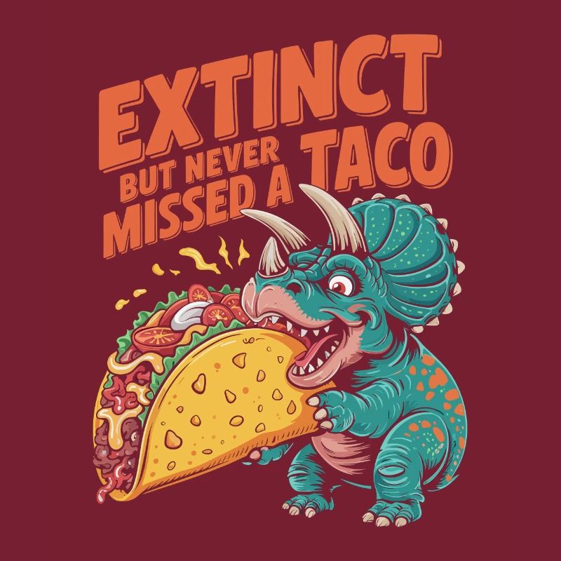 Dinosaurier Taco Cinco de Mayo Design