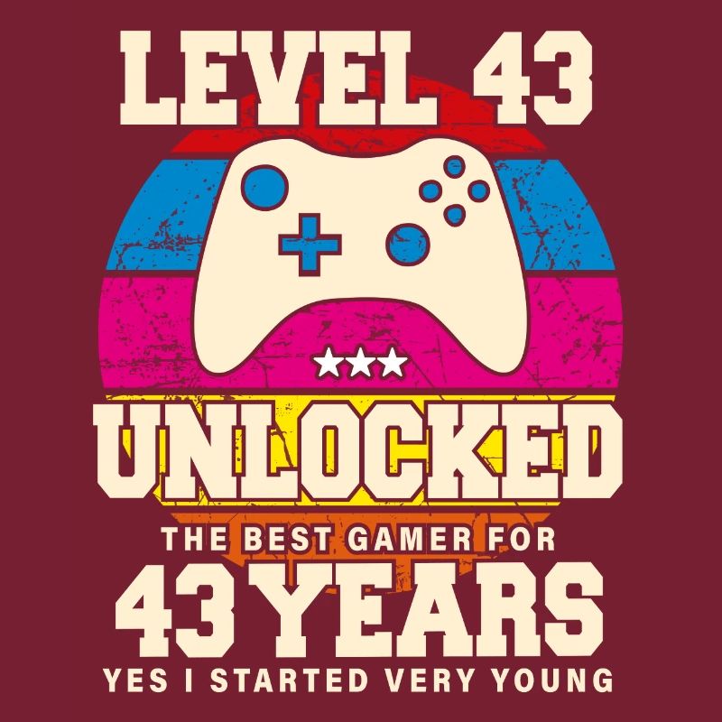 Original 1981 43 Years Old Level 43 Unlock