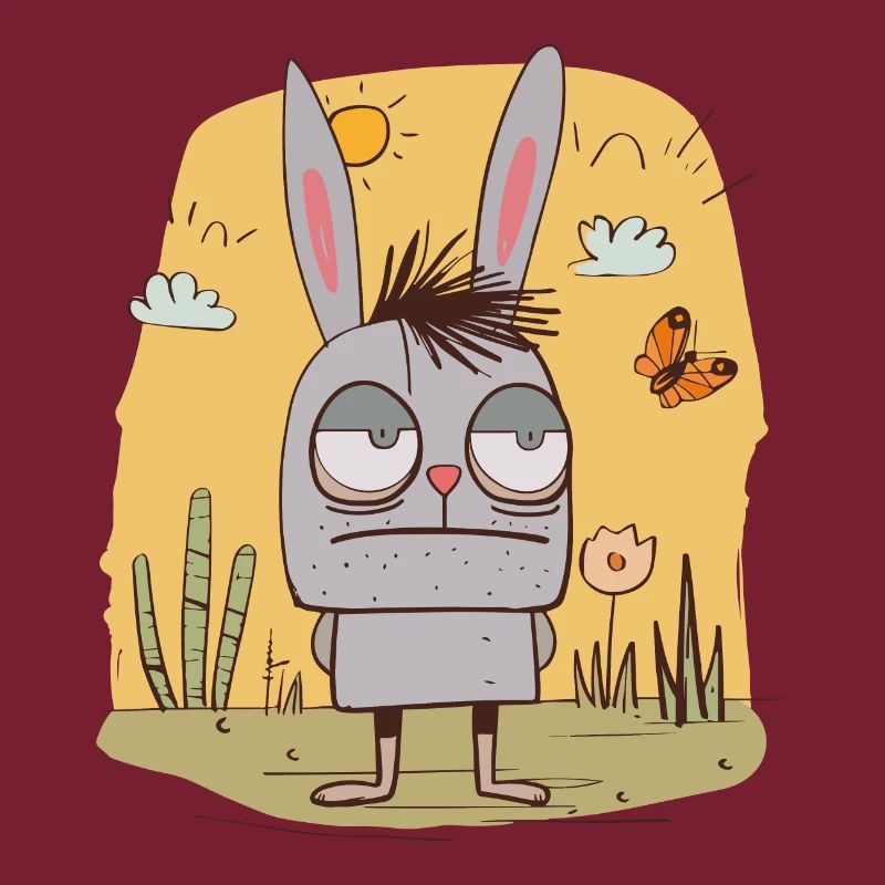 Schlechte Laune Hase