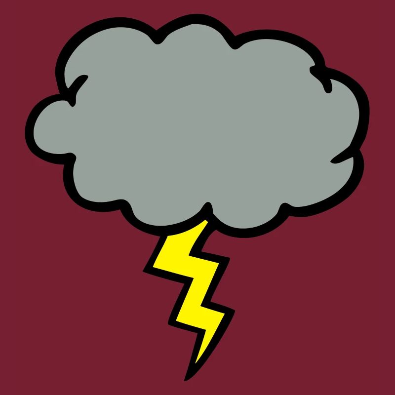cloud thundercloud lightning thunderbolt