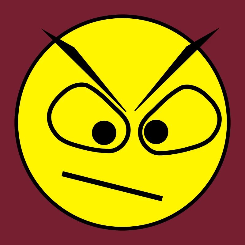 angry face