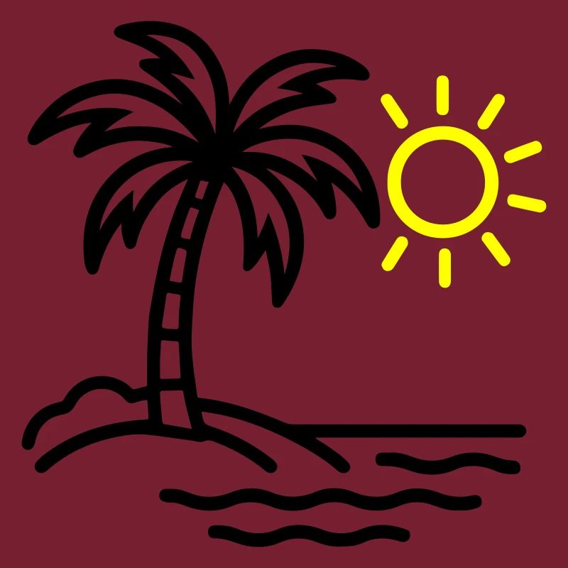 Palm Tree Beach Été