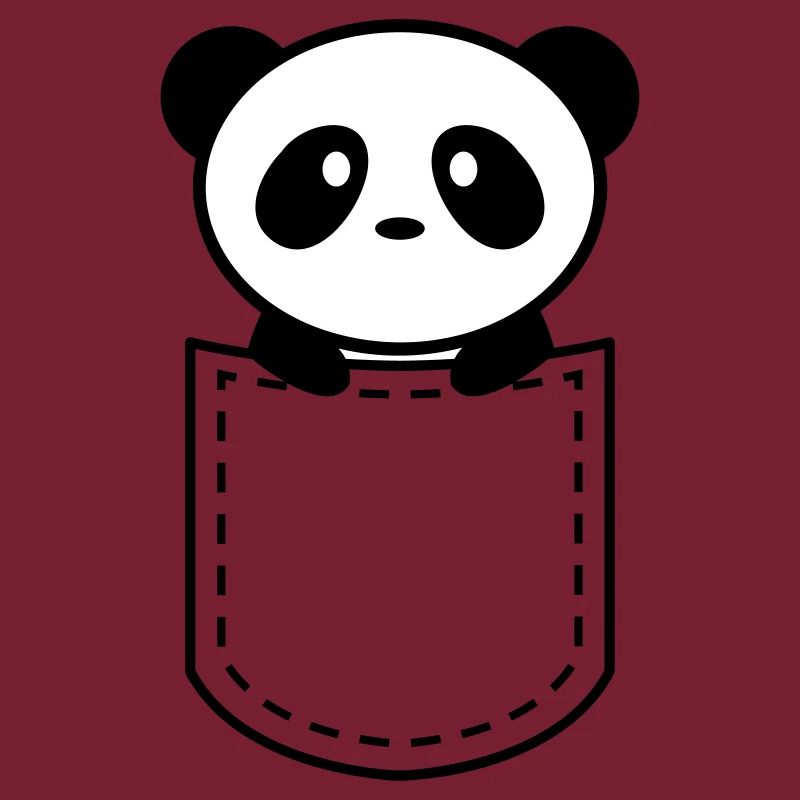 panda dans une poche