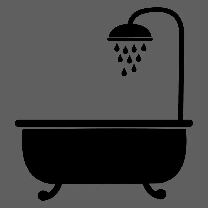 Bath with shower sanitary facilities