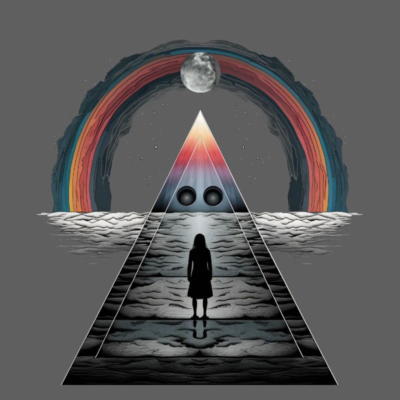 Regenbogenpyramide Mondlicht-Tango Zwielichtig