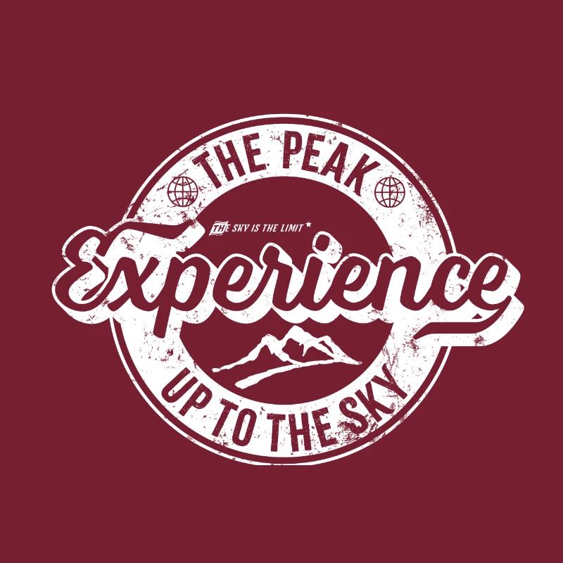 Label rétro Peak Experience