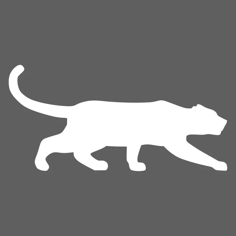 schwarzer Panther schleicht vektor