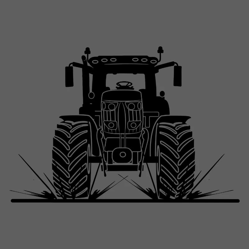 Traktor durch Schlamm