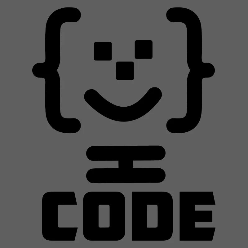 Hauptprogrammierer-Code-Logo mit Text CODE