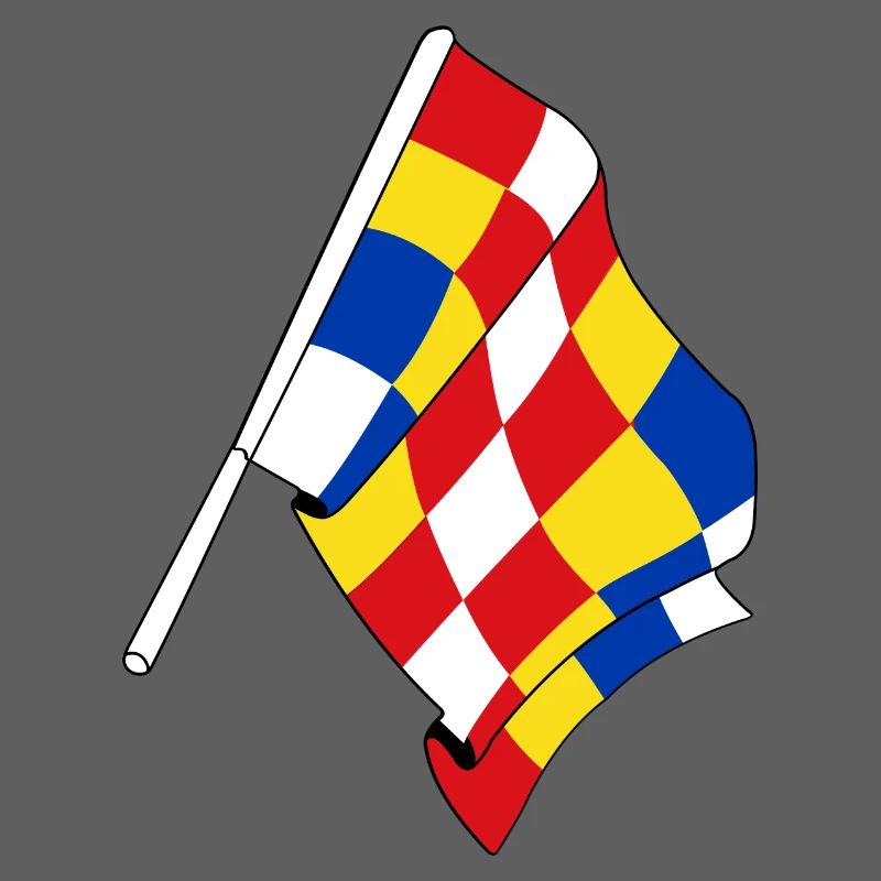 Drapeau Anvers Belgique