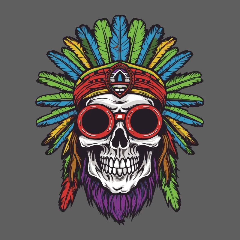Apache Totenkopf Indianer